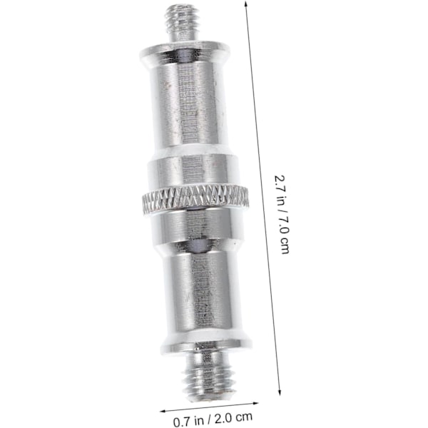 4 stk. Lysstativ Adapter Skrueadapter 1/4 til 3/8 Konverter for Kamerastativ Standard Cold Shoe Adapter