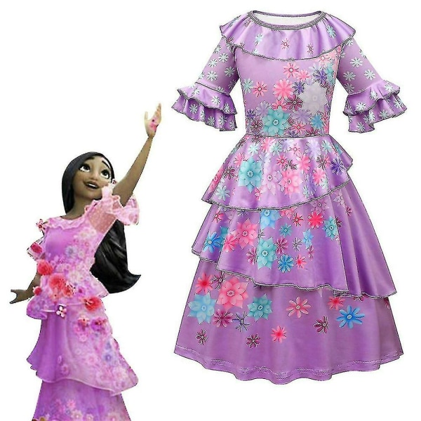 Encanto Isabela Fancy Up Kostume til Piger 10-12 Years