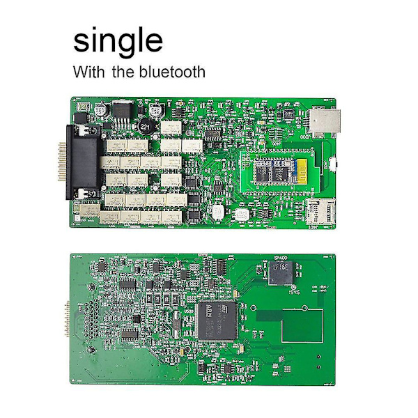 Kannettava diagnostiikkaväline Bluetooth-yhteydellä, yksi vihreä kortti ajoneuvoille