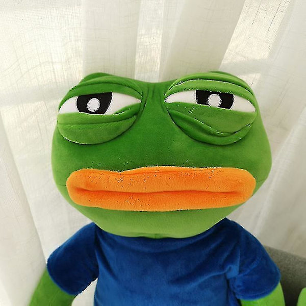 50-90cm Sød Pepe Den Trist Pludsefigur 4chan Legetøj Fyldte Dyr Dukker Til Børn Elskelig 70cm