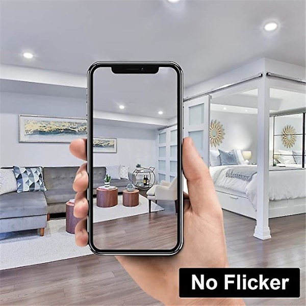 LED-lamppu 10 kpl Lampara GU10 6W 220V-240V Spottilamppu
