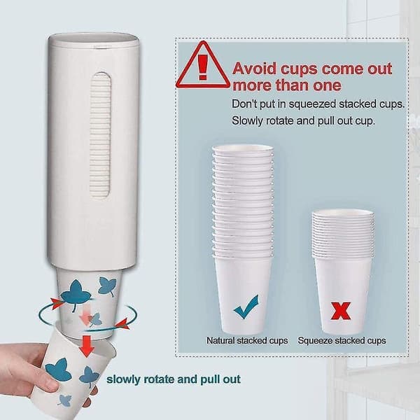 Veggmontert Begerdispenser for Engangsbeger