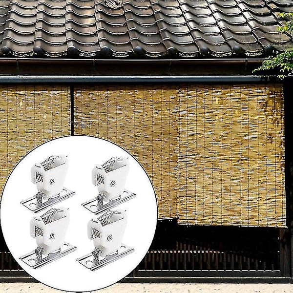4-pack bambugardinlåsbultar Romerska skugglåstillbehör Bambugardintillbehör, Superma (shikai)-yuhao