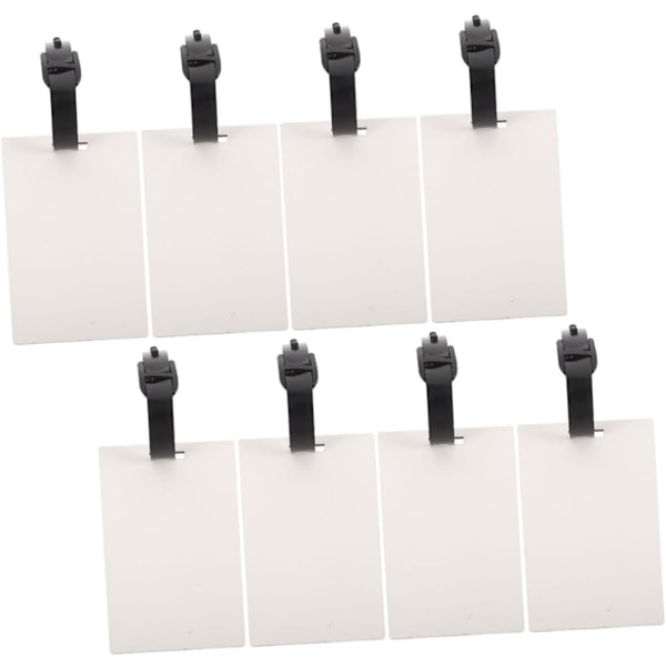 8 stk. Sikre bagasjelapper for kofferter Sublimering Koffertetiketter DIY Navnekort