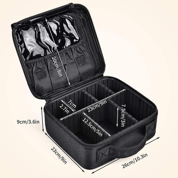 Rejsemakeuptaske, Professionel Kosmetikpose, Makeuptaske Organizer Til Kvinder Gave