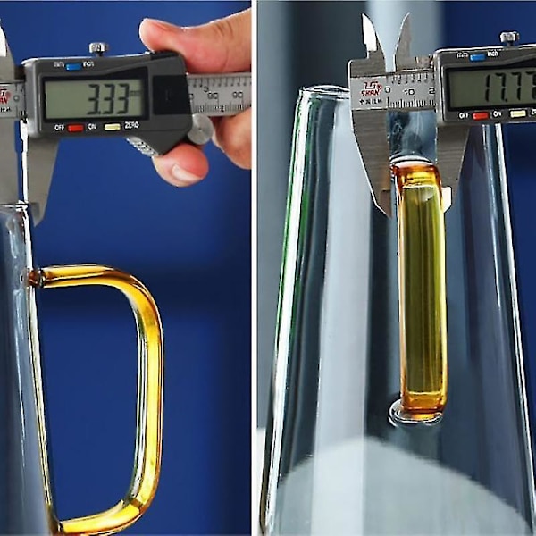Varmebestandig glasskanne for husholdning, saft og kaffe