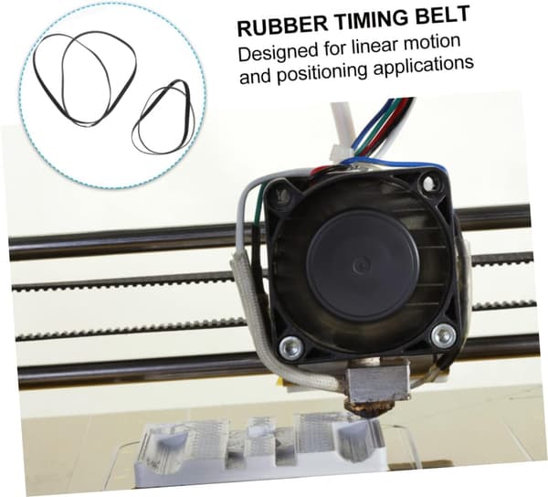 2st Gt2 Kamrem 6Mm Bredd Sluten Slinga Gummi Synkronrem