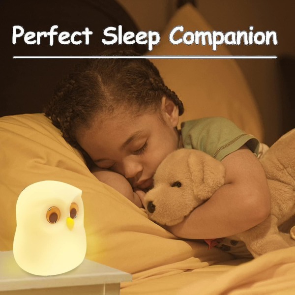 Nattlampa för barn Uppladdningsbar Baby Nattlampa Led Nattlampa