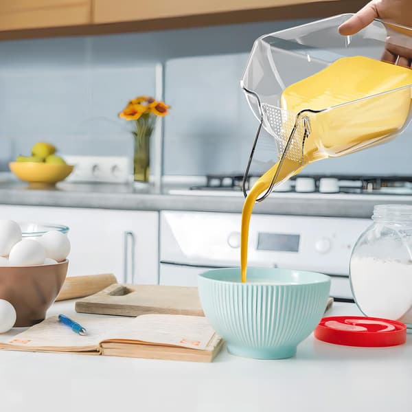 Risvaskebolle Avløpskurv Risil Stor Kapasitet Solid Plastdørslag til Kjøkken