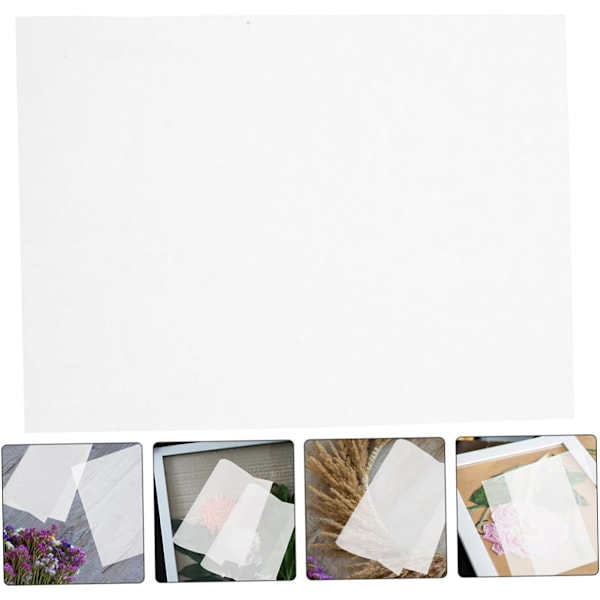 30 st Torkat Presspapper Absorberande Liner 20x28cm Stort Absorberingspapper för Press Återanvändbar Torkbräda