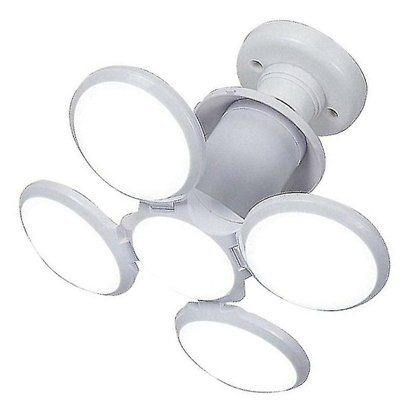 Super Lys LED Pære Deformerbar Garasje Taklampe E27 40w Fotball UFO Lampe