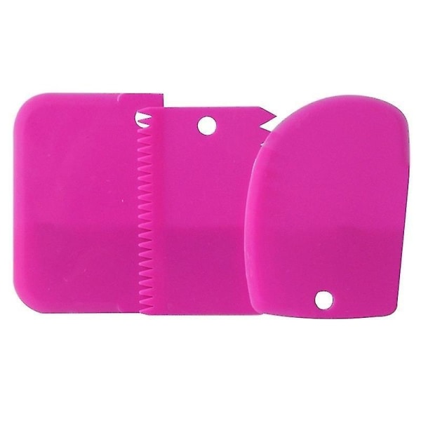 3 stk Fuchsia Grønn Multifunksjonell Bakekuttersett