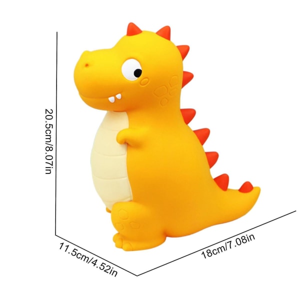 Dinosaurie Spargris för Pojkar, Osplitterlig, Pengar, Mynt, Barnrumsdekoration