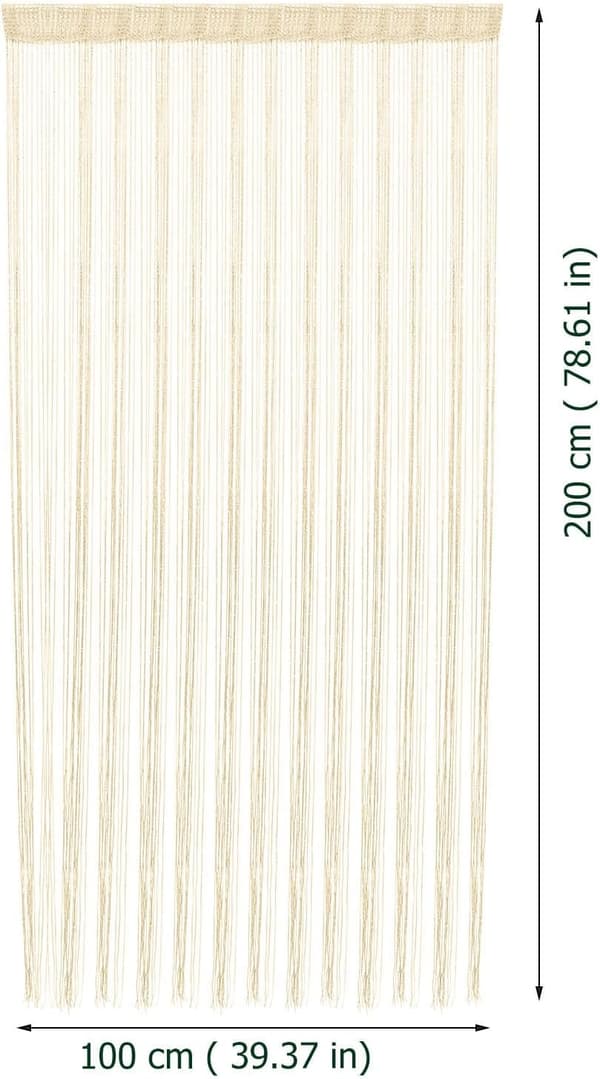2 st dörrsträngsgardinpanel silver silkesgardin rumsavdelare blekningsbeständig polyester delikat