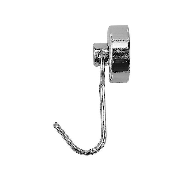 2 stk. Magnetiske Kroge Svingbare Stærke Kroge Nickel plated