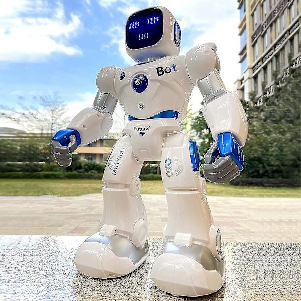 Ab-smart Robotter til Børn, Stor Programmerbar Interaktiv RC Robot med Stemmestyring, App-styring, Gave til 4 5 6 7 8 9 År Gamle Børn Drenge og Piger