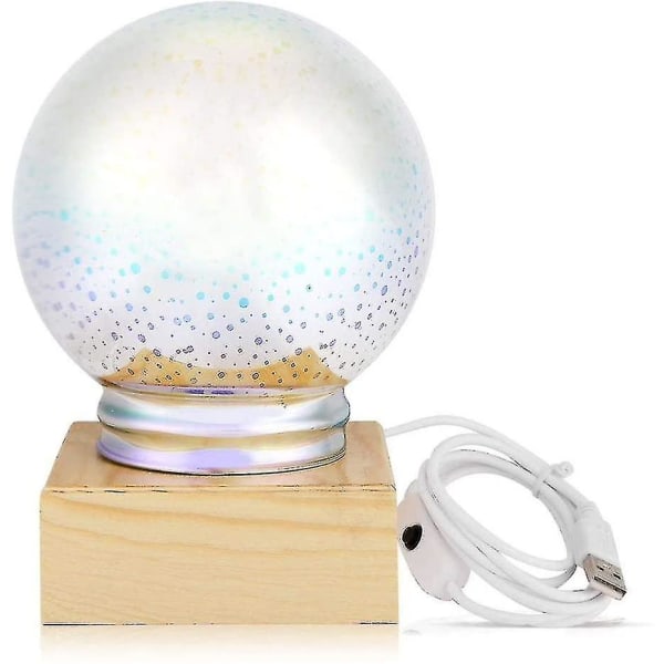 3d Glas Magic Light, Led Soveværelses Dekorative Lys, Sengelampe Sengelampe, Baby Bordlampe