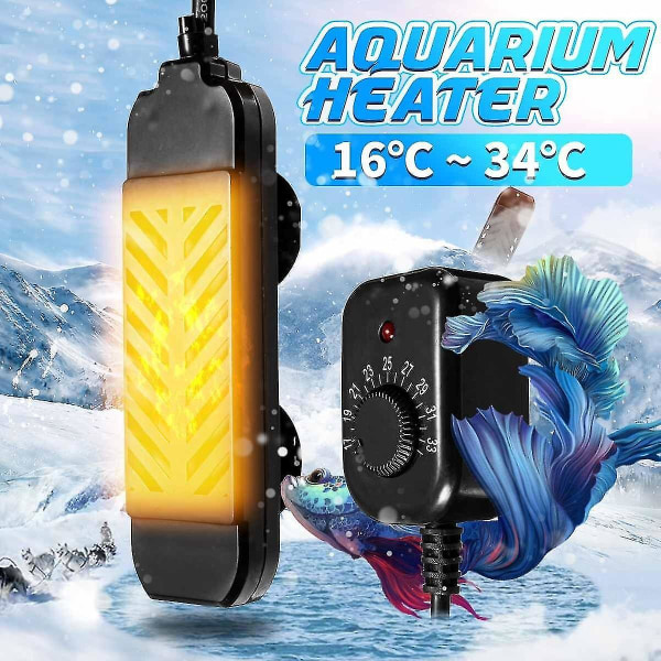 25W Mini Aquarium Heater Submersible Fish Tank Thermostat