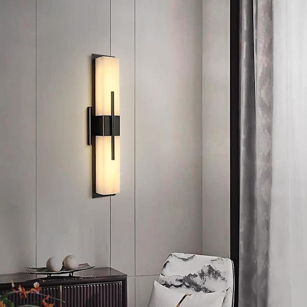 LED Vegglampe Nordisk Gull Svart Sengelampe Øyevern Rom