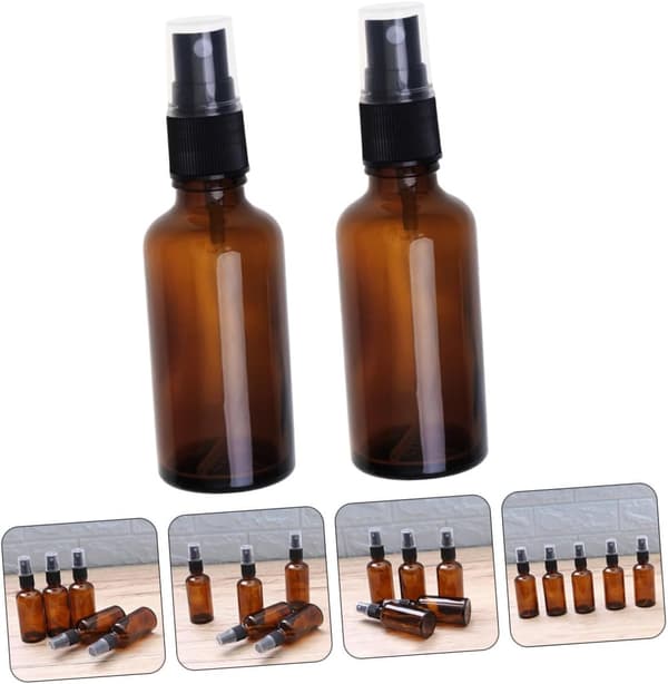 Påfyllningsbara Parfym Resesprayflaskor 10st 100ml Bärnstensglas Små Sprayflaskor