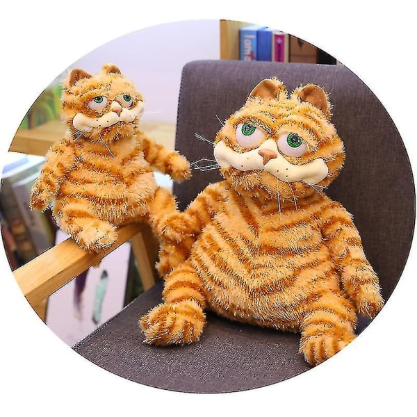30 cm Ugly Cute Fat Cat Cat Plys legetøj Kattepige
