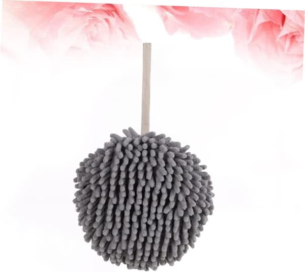 Chenille Absorberande för Kök och Badrum Förtjockad Handduk Grå Diskduk