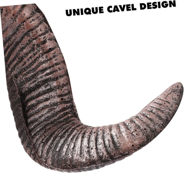 Morsom Halloween Cavel Horn Hodeplagg Hårtilbehør Lett Kostymerekvisitt