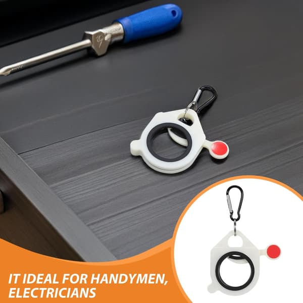 6 stk. Kabelbinder Organizer Boks Bærbar Lysende Kabelbinder Opbevaringsholder