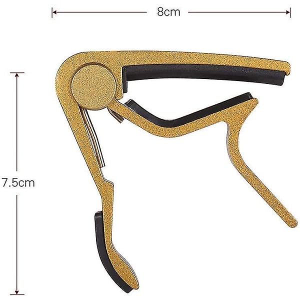 3-pack Capo för Akustisk Elektrisk Gitarr Klämma Western