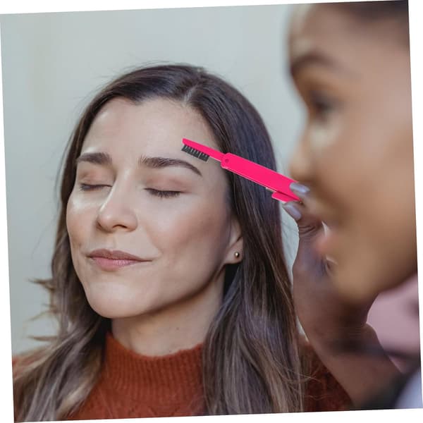 2 stk. øjenvippebørste øjenvippebukker foldbar øjenvippemakeupbørste øjenbrynsplejeværktøj