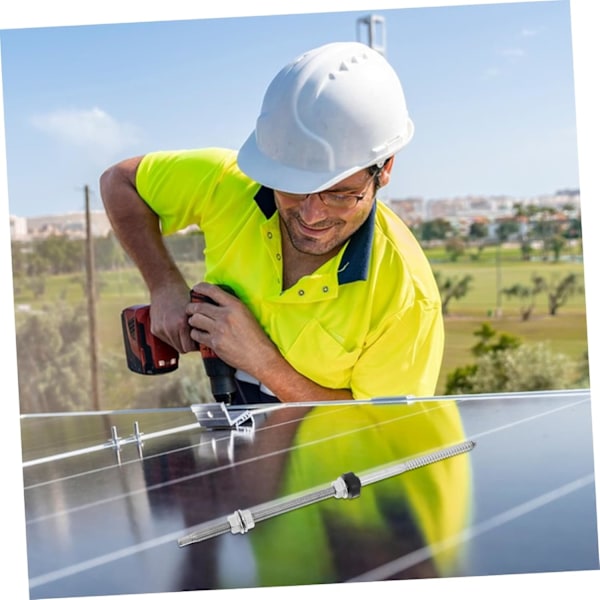 Rustfrie stål monteringsbolter for solcellepanel, industrielle hyllebraketter