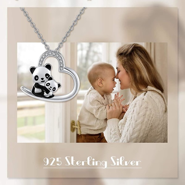 Penguin Halskæde/panda/koala/bi/pote Halskæde 925 Sterling Sølv Sød Dyr Gave
