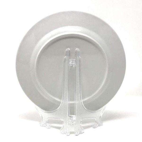 Klar Plate Display Stativ Stativ Bilde Plast Holdere Ramme Prisutdeling Holder (15 stk)