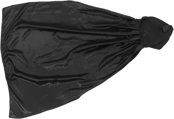 Hætteklædt kappe til voksne med åndbart letvægtsstof Sort Grim Reaper Kappe