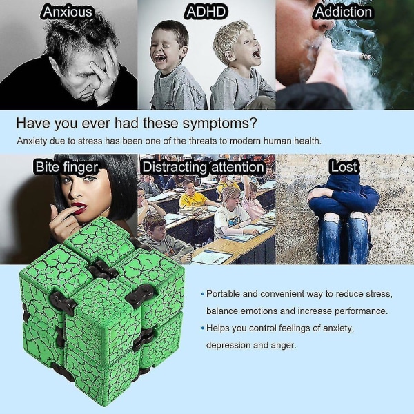 Trykreducerende Puslespil Magic Cube Uddannelsesmæssige Legetøj Børn