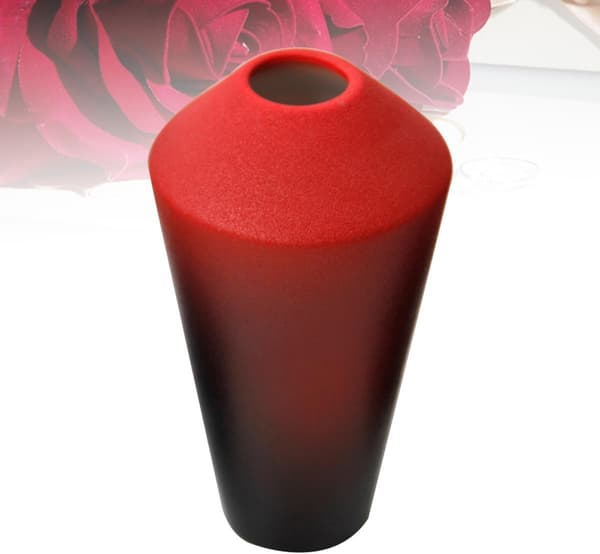 Gradient Keramisk Vas Knoppvas Stor Öppning Keramisk Frostad Yta