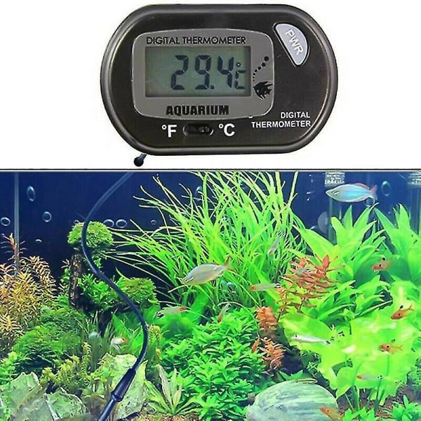 LCD Digital Akvarium Termometer Neddykbar