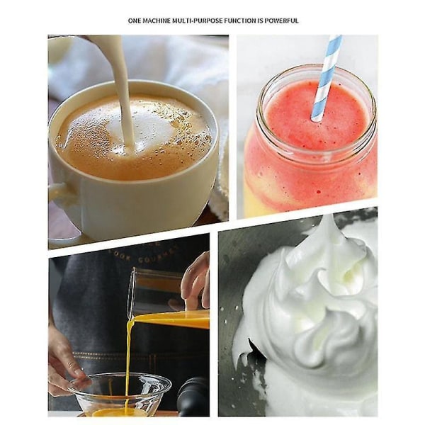 Elektrisk melkeskummer, skummaker for kaffe, milkshake-mikser