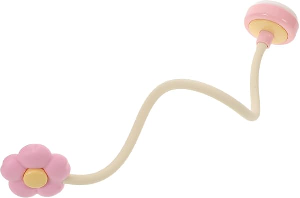 Dørstøtte for vaskemaskin for frontmatede vaskemaskiner, rosa blomsterformet fleksibel dørstopper