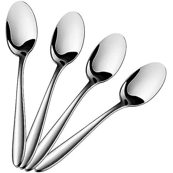 10 Rustfrit Stål Spiseskeer Suppe 12 Sæt Spiseske