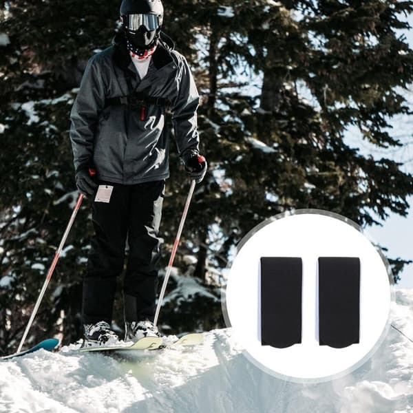 2 stk skistropper for snowboard ski solid nylonmateriale bæreband festestropper
