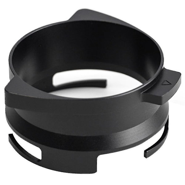 Kaffepulvermottagning Dosering Ring Rotationsbar Slinga, Svart