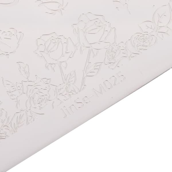 Neglestemplingsplader i rustfrit stål Neglekunstskabeloner 4 stk. Robuste stencils til manicure til professionel og hjemmebrug