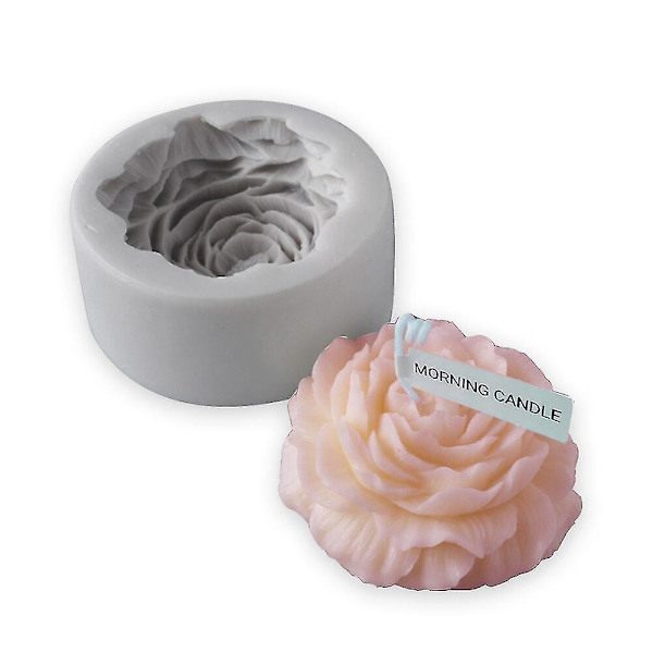 Aromaterapi Ljusform Färg Pion Resin Silikon Art Deco