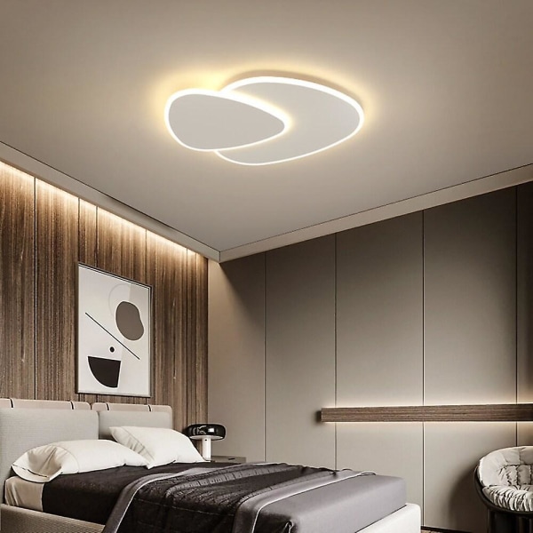 Led loftslampe 40 cm geometrisk flush Mount Metal Modern Style