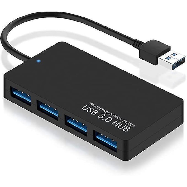4-porttinen USB 3.0 Ultra Slim Data Hub eri laitteille