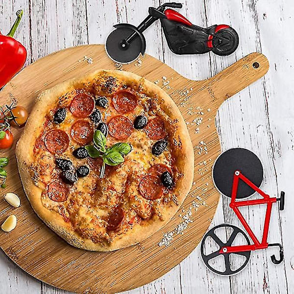 Cykel- og Motorcykel Pizzaskærer Rustfrit Stål Non-Stick
