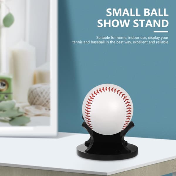 2 stk. akrylkuglestativ Baseball-vitrine Softball-display Tennisstativ