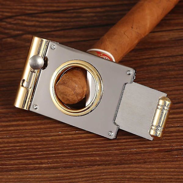 Taskumetalli Cigarileikkuri, Terävä Terä, Ruostumaton Teräs (1kpl kulta)