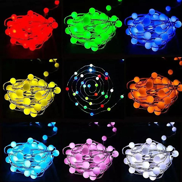 10m Smart LED Fejelygter App Kontrol 20 Scener Varmt